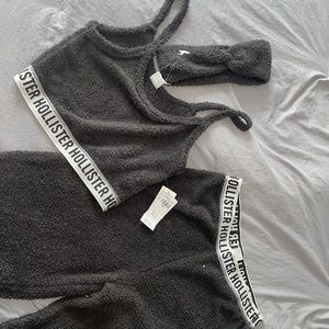 holister wide leg 3 piece sleep set